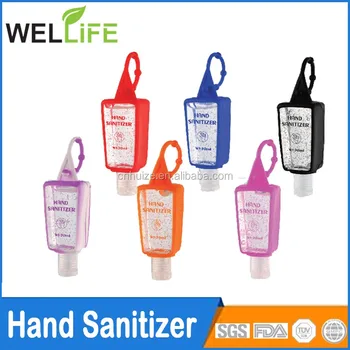 Wholesale Bulk Scent Lemon/peach Hand Sanitizer + Silicone